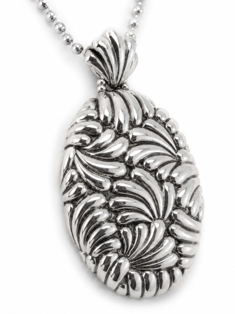 LAGOS Soirée Floral Pendant Sterling Silver 925 Retired 29.2g Statement